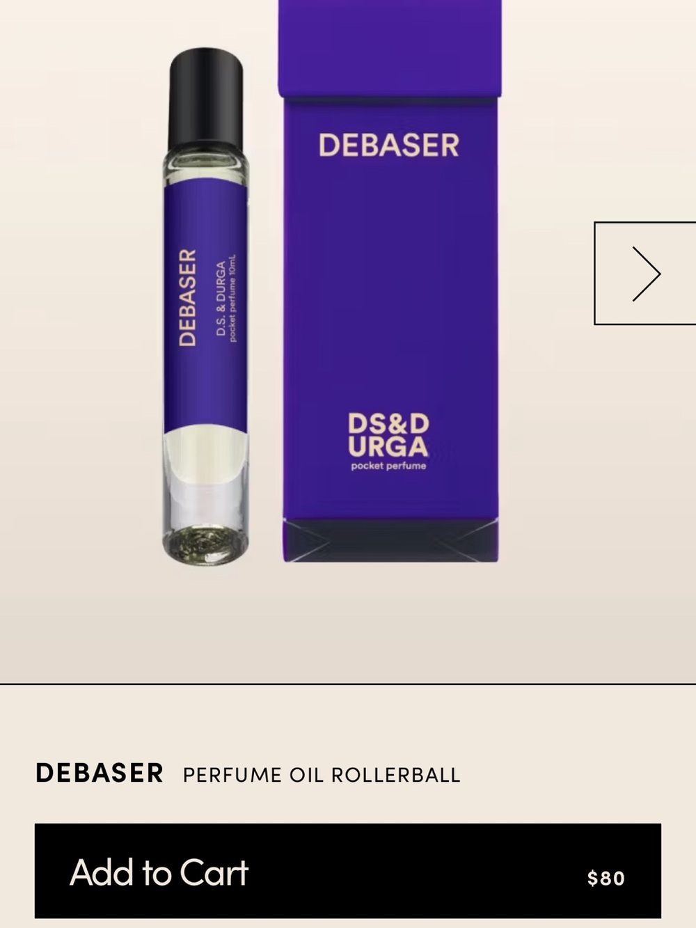 DS & DURGA - DEBASER - Pocket Perfume Oil Rollerball